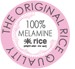 RICE Melamin Geschirr