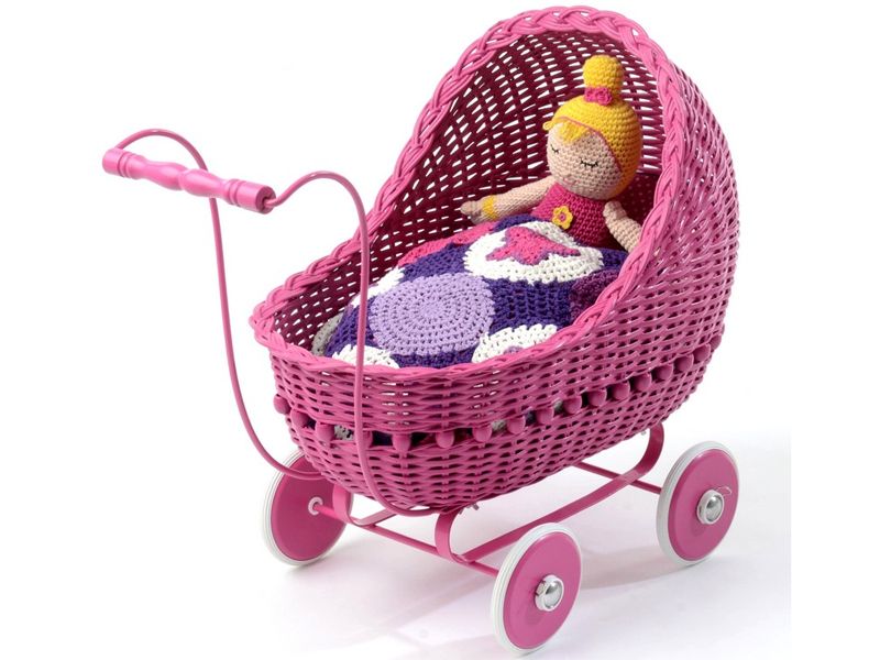 Smallstuff Puppenwagen pink