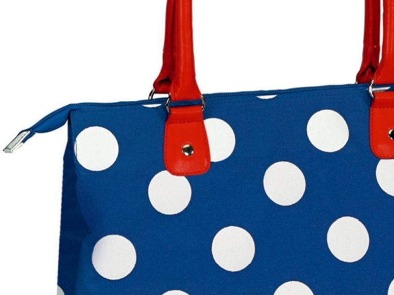 Spiegelburg Fahrradtasche Punkte blau