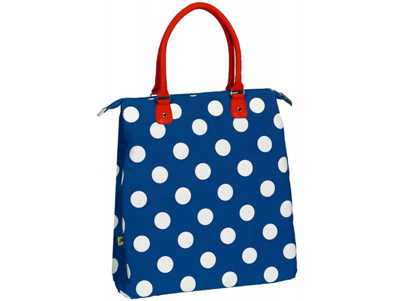 Spiegelburg Fahrradtasche Punkte blau
