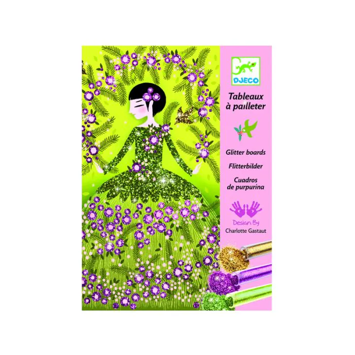 Djeco Glitter boards Glitter dresses Djeco Glitter boards Glitter dresses