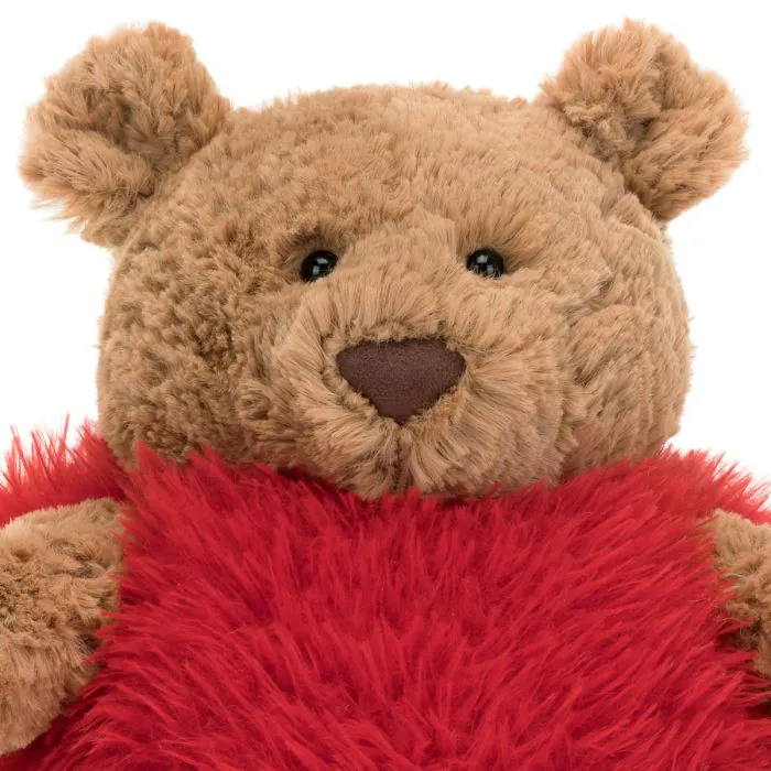 新品  Bartholomew Bear Heartthrob Jellycat Bartholomew Bear Heartthrob — Bird in Hand