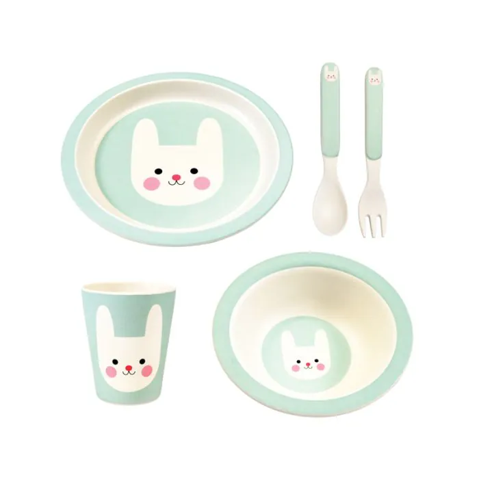 Rex London Bambus Kindergeschirr Set BONNIE DER HASE