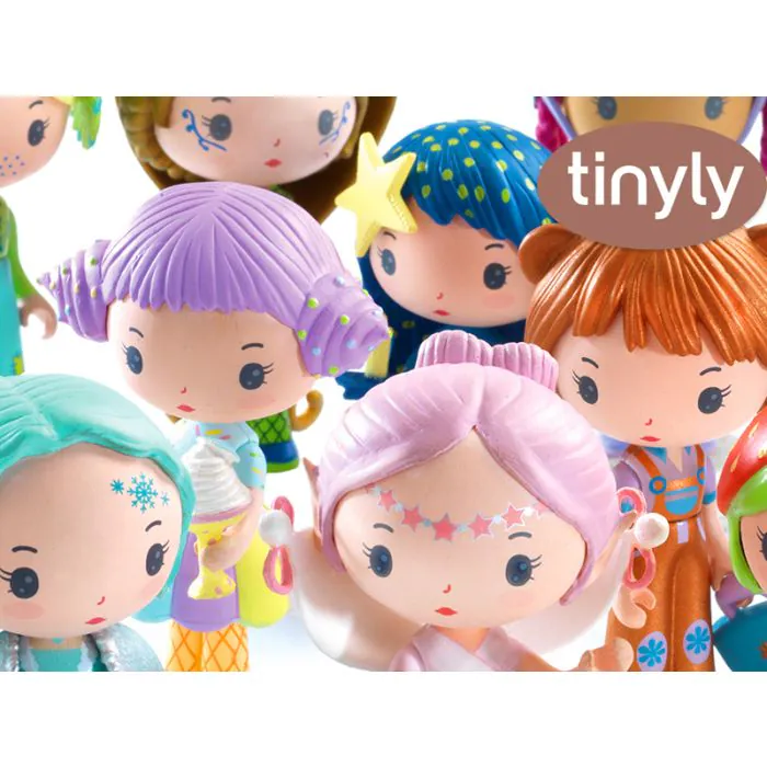 Djeco Tinyly Anouk & Nours – Bambole E Figure Snodabili Collezionabili