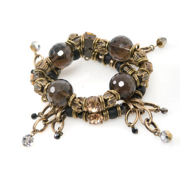 FIVA Armband (Swarovski, Rauchquarz)