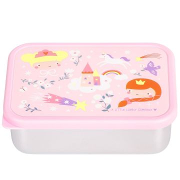 A Little Lovely Company Stainless Steel BREAD BOX Princess