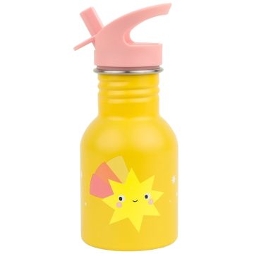 A Little Lovely Company Mini Stainless Steel WATER BOTTLE Shooting Star (350 ml)