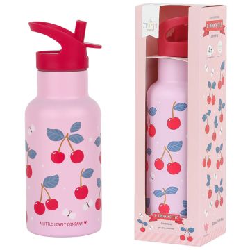 A Little Lovely Company Water Bottle CHERRIES (350 ml)