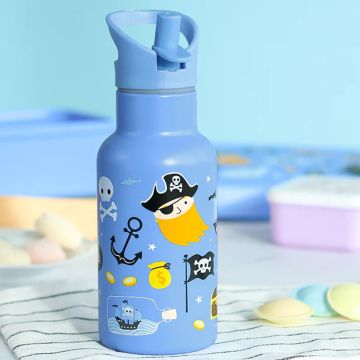 A Little Lovely Company Drinking Bottle PIRATES (350 ml)