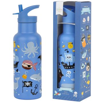 A Little Lovely Company Stainless Steel Drinking Bottle PIRATES (500 ml)