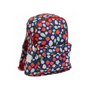 A Little Lovely Company Small Backpack STRAWBERRIES
