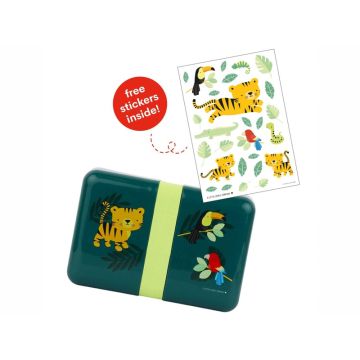 A Little Lovely Company Lunchbox DSCHUNGEL TIGER