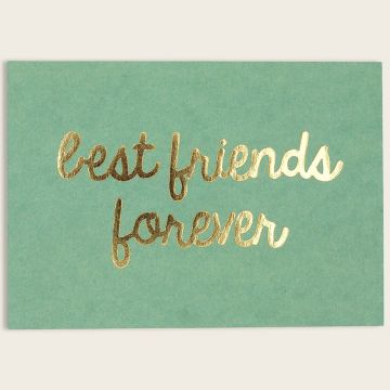Ava & Yves Postkarte BEST FRIENDS FOREVER