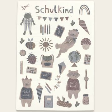 Ava & Yves Vegane Tattoos SCHULKIND Nature Kids