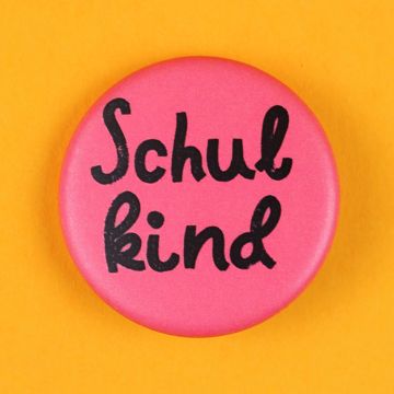 Ava & Yves BUTTON Schulkind Pink