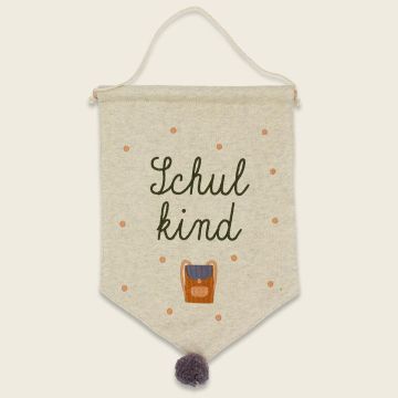 Ava & Yves Wall Hanging SCHULKIND School Bag olive