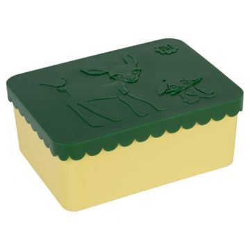 Blafre Lunch Box DEER dark green / light yellow
