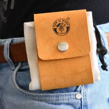 Foldable Leather BELT BAG