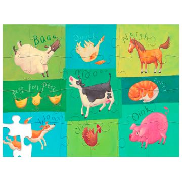 Crocodile Creek Floor Puzzle BARNYARD (24 Pcs)