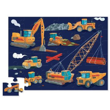 Crocodile Creek Floor Puzzle CONSTRUCTION ZONE (36 Pcs)