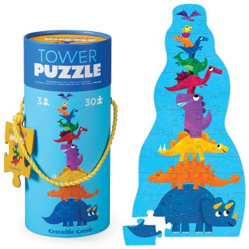 Crocodile Creek PUZZLE TOWER Dinosaur (30 Pcs)
