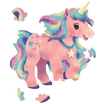 Crocodile Creek JUMBO PUZZLE Unicorns (48 Pcs)