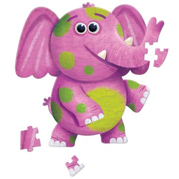 Crocodile Creek JUMBO PUZZLE Elephant (48 pieces)