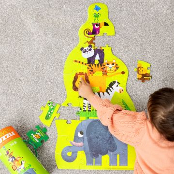 Crocodile Creek Tower Puzzle JUNGLE (30 Pieces)