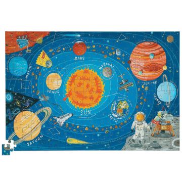 Crocodile Creek PUZZLE & POSTER Weltraum (200 Teile)