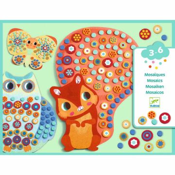 Djeco 3-6 Design BASTELSET Mosaik "Milfiori" (3 Jahre+) 
