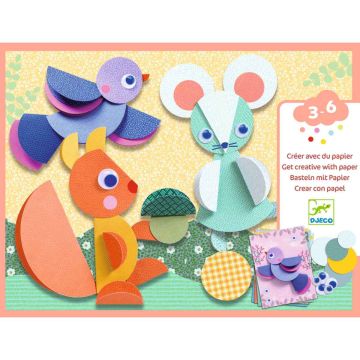 Djeco 3-6 Design CRAFT WITH PAPER All Around