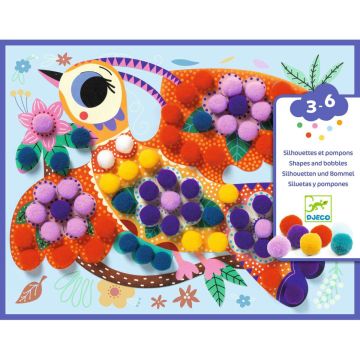 Djeco 3-6 Design Bastelset VOGEL
