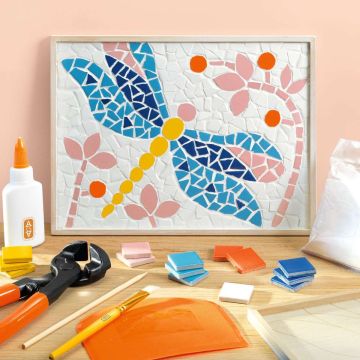 Djeco PAINTING SET Atelier Grands Augustins ATELIER 72 Mosaic Dragonfly