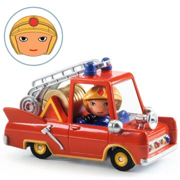 Djeco SPIELZEUGAUTO Crazy Motors FEUERWEHRAUTO Little Fire Truck