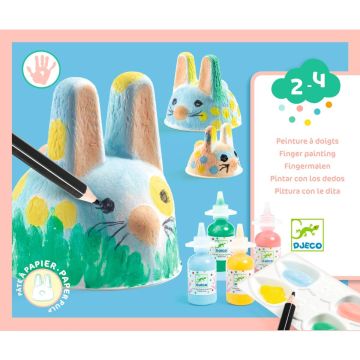Djeco FINGER PAINTING SET 3 Rabbits (2 years+)
