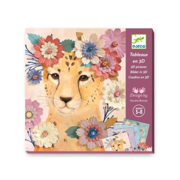 Djeco Bilder in 3D BLUMENKRONE