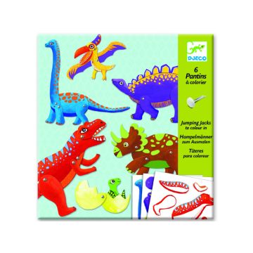 Djeco Dinosaurier Hampelmänner