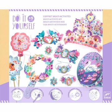 Djeco DIY BASTELSET Multi-Activity-Box "Nymphea" (5 Jahre+)