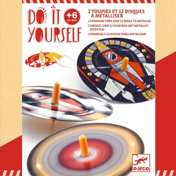 Djeco CRAFT KIT DIY Spinning Top Space