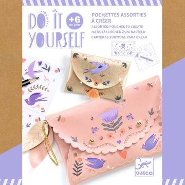 Djeco DIY BASTELSET Tasche & Geldbörse "Fashionista" (6 Jahre+)  