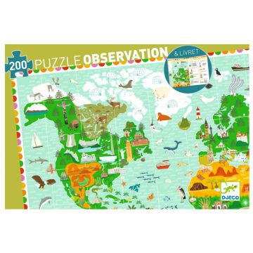Djeco observation puzzle: Around the World