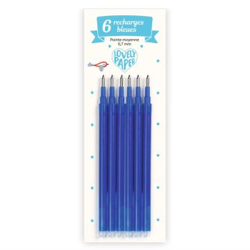 Djeco 6 ERSATZMINEN blau