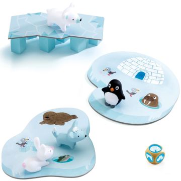 Djeco LEARNING GAME for Toddlers Save the Polar Animals