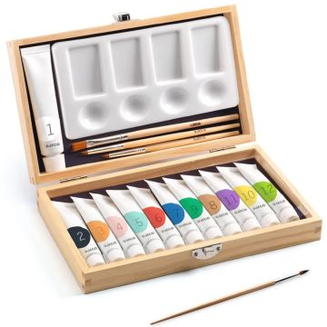 Djeco GOUACHE Farbkasten