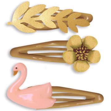 Djeco 3 HAIR TIES Plume Carmen