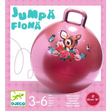 Djeco HÜPFBALL Jumpa Fiona Pink (3-6 Jahre)