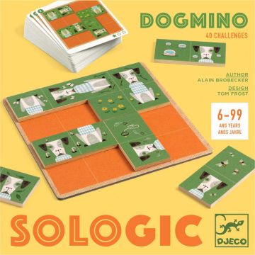 Djeco Logikspiel SOLOGIC Dogmino (6 Jahre+)
