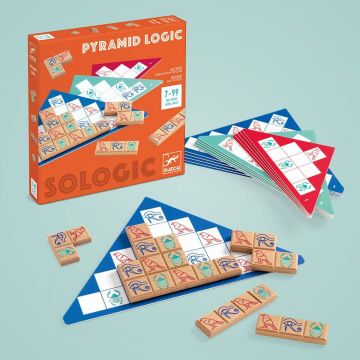 Djeco Logikspiel SOLOGIC Pyramid Logic (7 Jahre+)