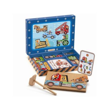 Djeco tap tap game with vehicles