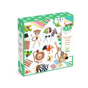DJECO Kreativbox DSCHUNGELTIERE